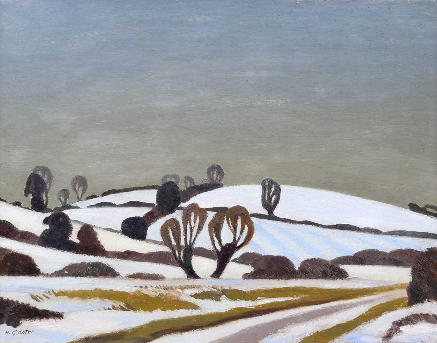 Harold Gaster (British 1906-1986) "Winter Landscape"