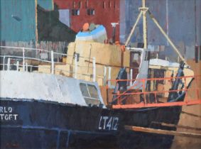 Richard Dack (British 1944-) "Heritage Trawler 'Mincarlo'"