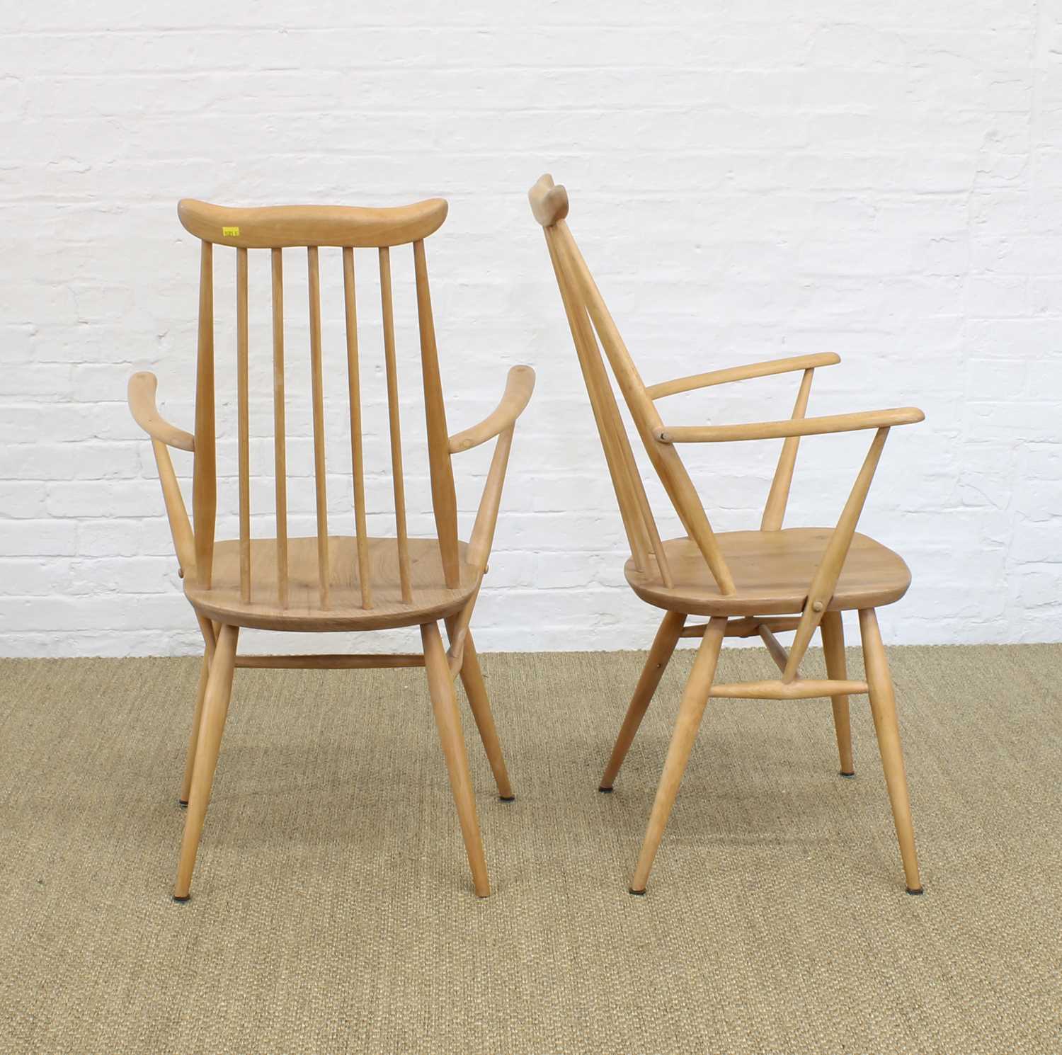 Lucian Ercolani for Ercol Five Dining Chairs - Image 2 of 9