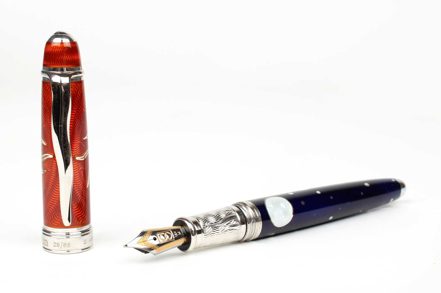 David Oscarson Fine "Celestial" Limited Edition Fountain Pen - Image 3 of 9