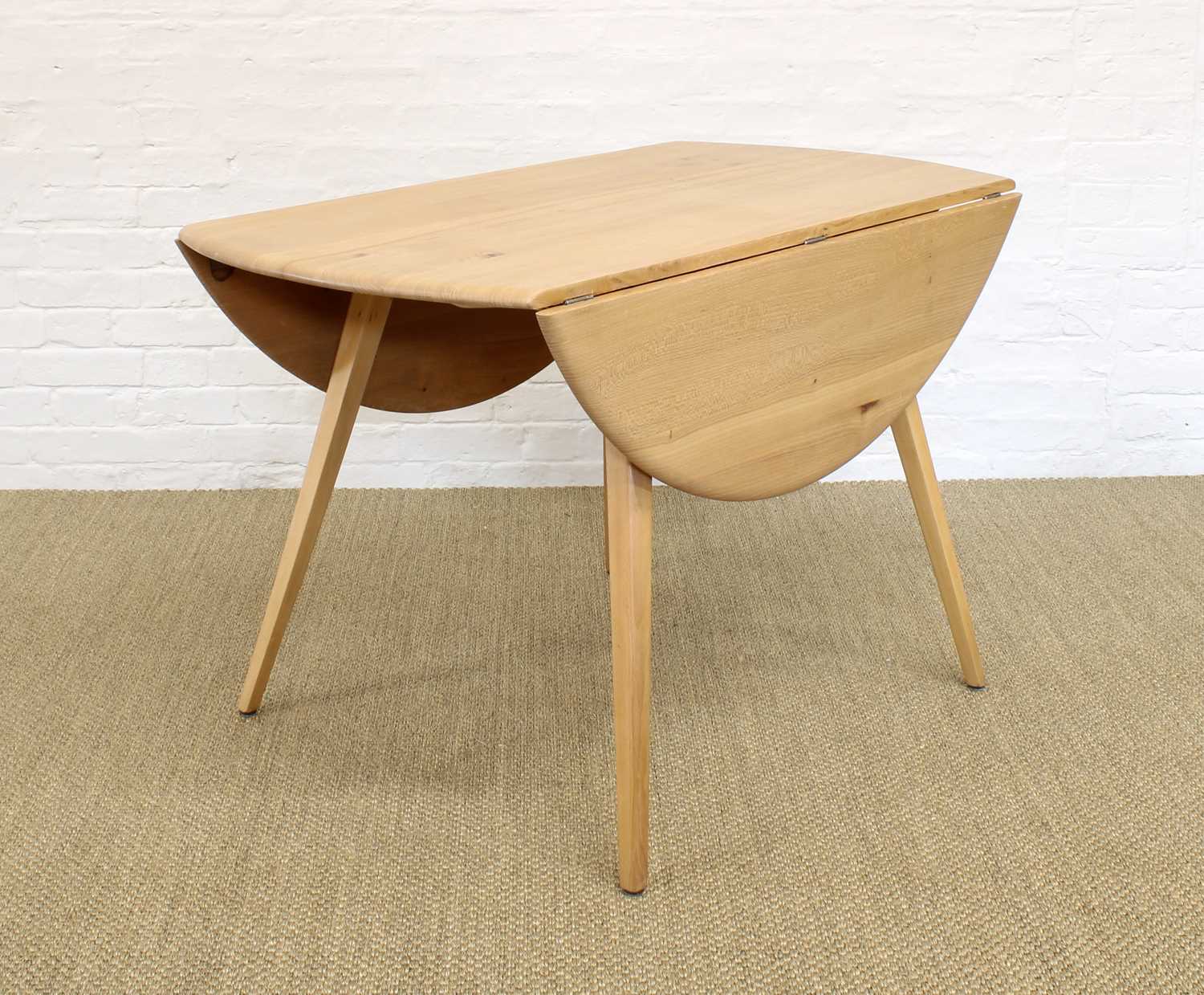 Lucian Ercolani for Ercol Model 384 "Windsor" Drop-Leaf Dining Table - Image 3 of 12