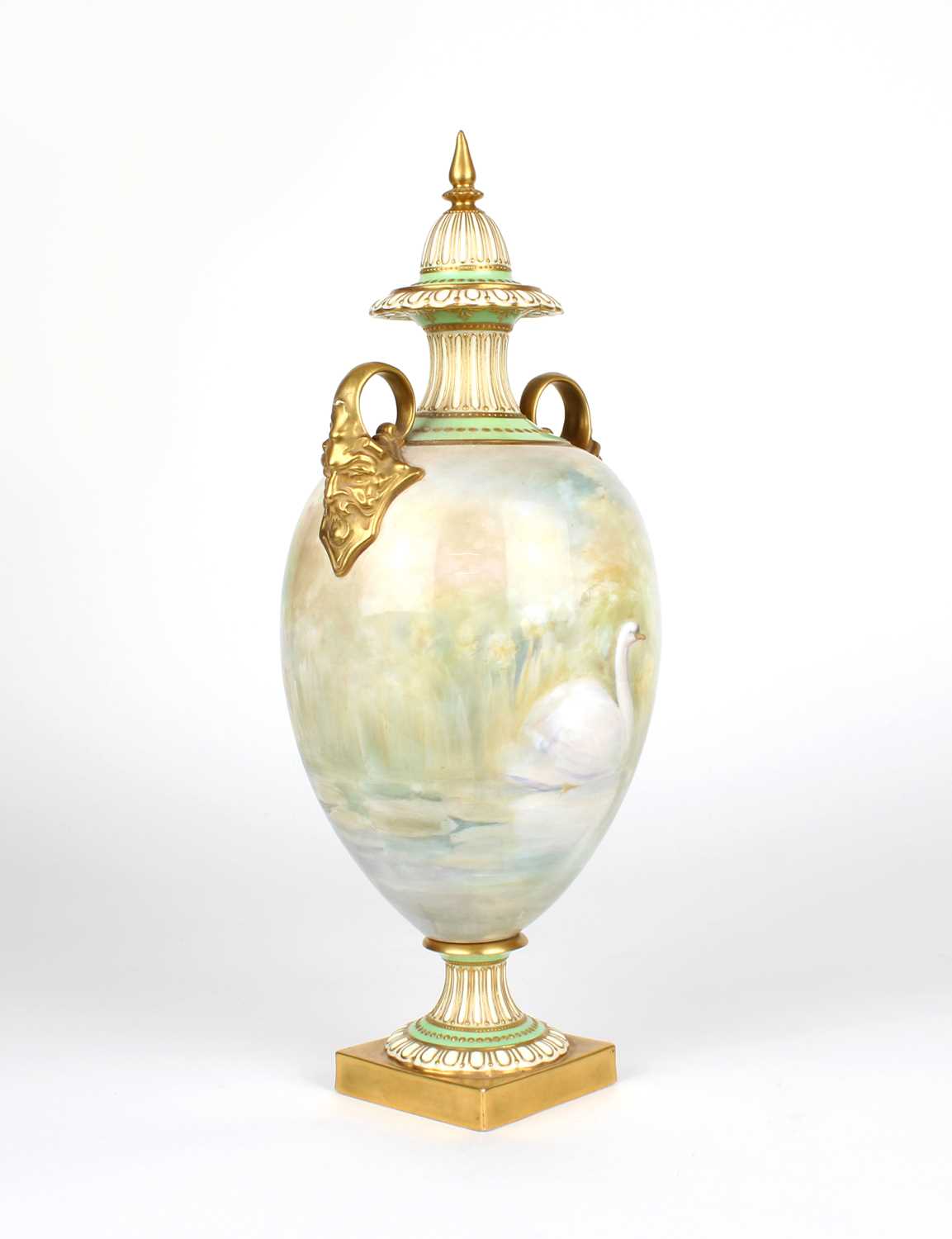 George White for Royal Doulton "Leda and the Swan" Urn - Image 4 of 20