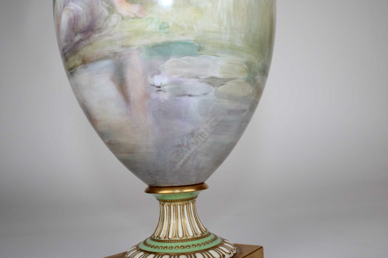 George White for Royal Doulton "Leda and the Swan" Urn - Image 11 of 20