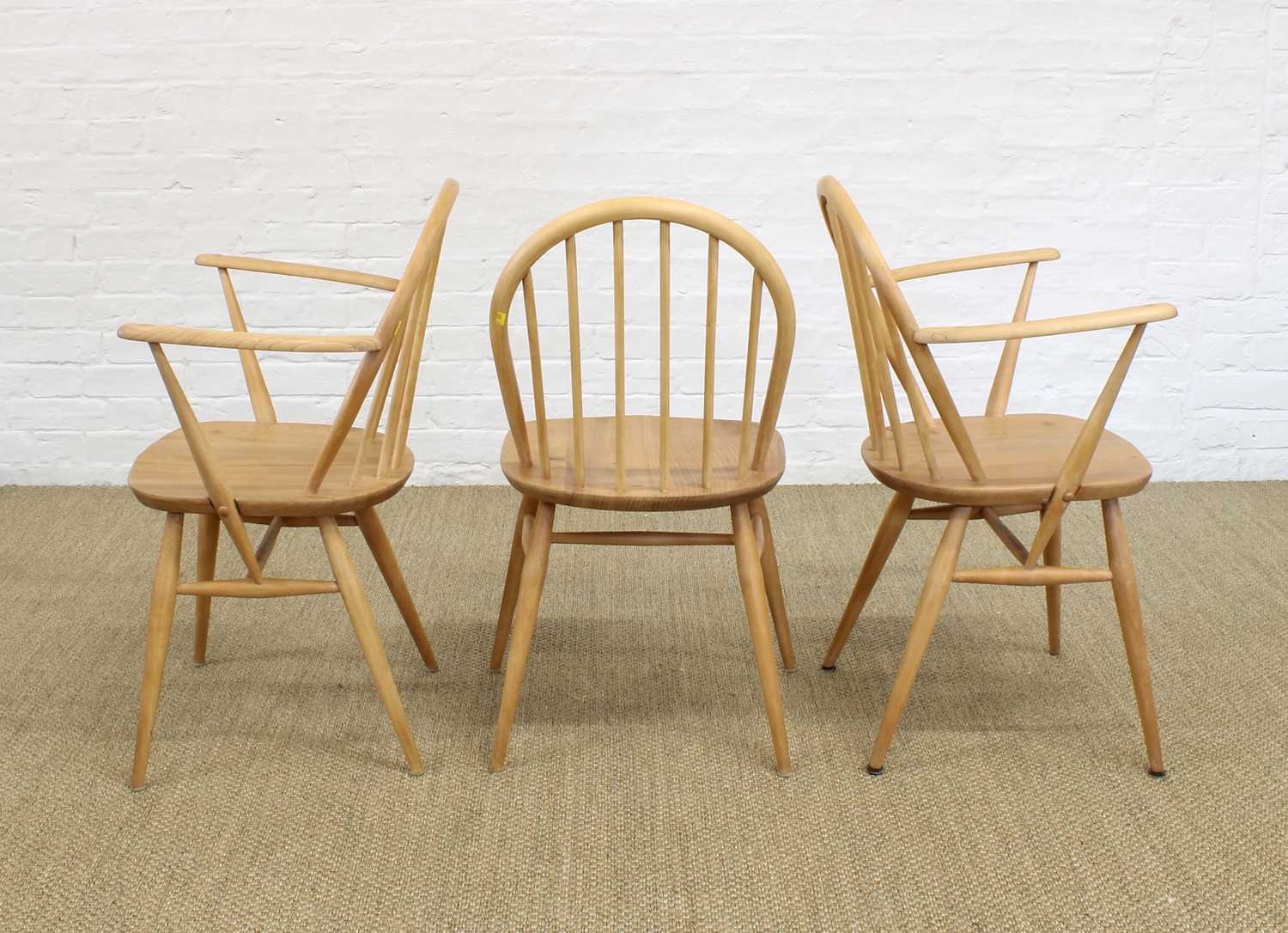 Lucian Ercolani for Ercol Five Dining Chairs - Image 3 of 9