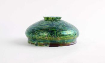 Loetz, Bohemia Art Nouveau Iridescent Glass Lampshade