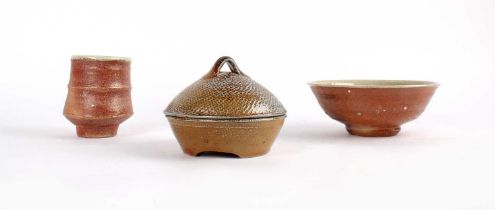 Phil Rogers (British 1951-2020) Bowl, Yunomi and Covered Dish