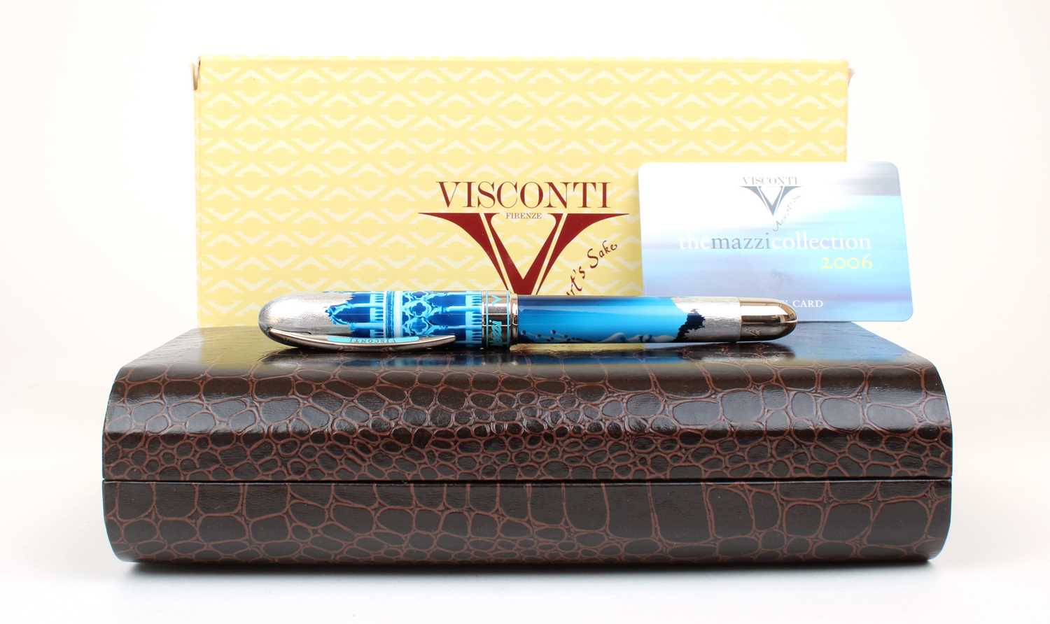 Claudio Mazzi for Visconti, Firenze "Blue Symphony" Limited Edition Fountain Pen - Image 5 of 7