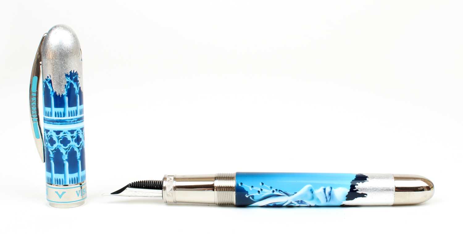 Claudio Mazzi for Visconti, Firenze "Blue Symphony" Limited Edition Fountain Pen - Image 3 of 7