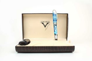 Claudio Mazzi for Visconti, Firenze "Blue Symphony" Limited Edition Fountain Pen