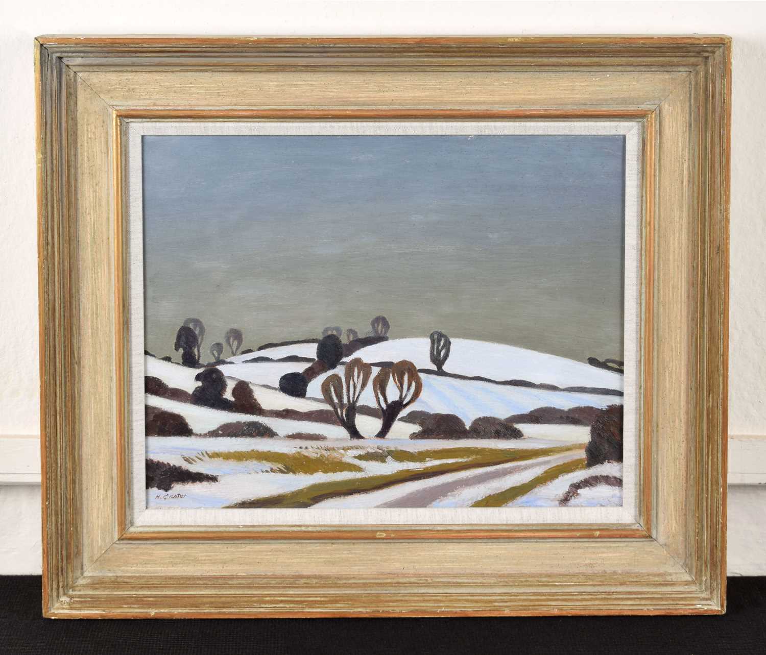 Harold Gaster (British 1906-1986) "Winter Landscape" - Image 2 of 2