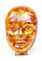 Glasform by John Ditchfield Studio Glass "Mask" Paperweight