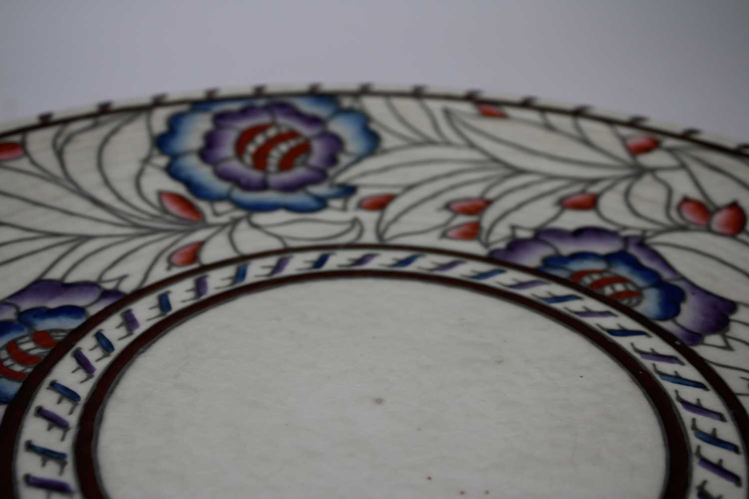 Charlotte Rhead (British 1885-1947) Pottery Charger - Image 5 of 6