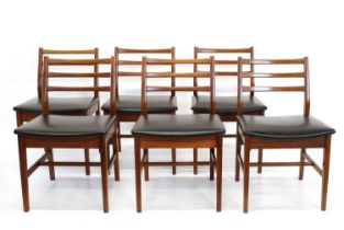 A & F H Set of Six Teak Dining Chairs