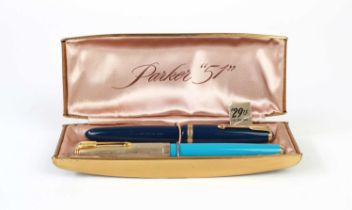 Parker "51" and "Duofold" Fountain Pens