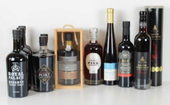 10 x 50cl bottles and half bottles Fine Port, Marsala and Dessert Wines