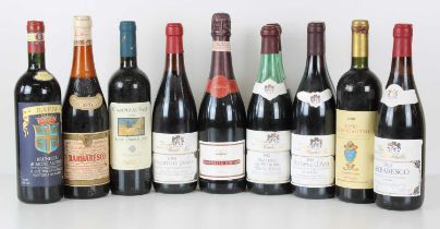 11 bottles Mixed Lot Excellent, mature Italian Red wines