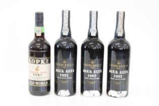 4 bottles Mixed Lot Fine Vintage and Tawny Port