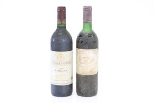 2 bottles of Fine mature Classified Growth Margaux