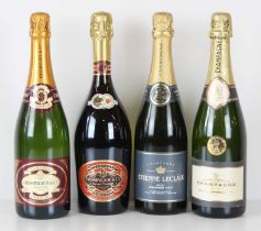 4 bottles Mixed Lot Fine Champagne