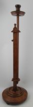 A 19th century Regency rosewood telescope candlestand