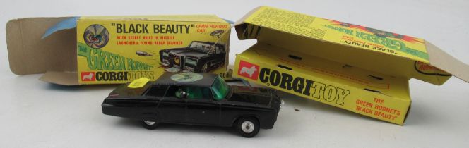 A boxed Corgi Toys The Green Hornets Black Beauty car, number 268