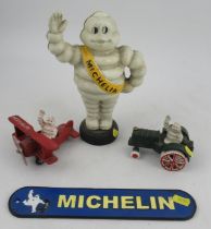 A collection of Michelin Tyre marketing items Condition Report: Generally scuffed, some paint loss