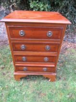 A small chest of drawers, width 17ins, height 13ins