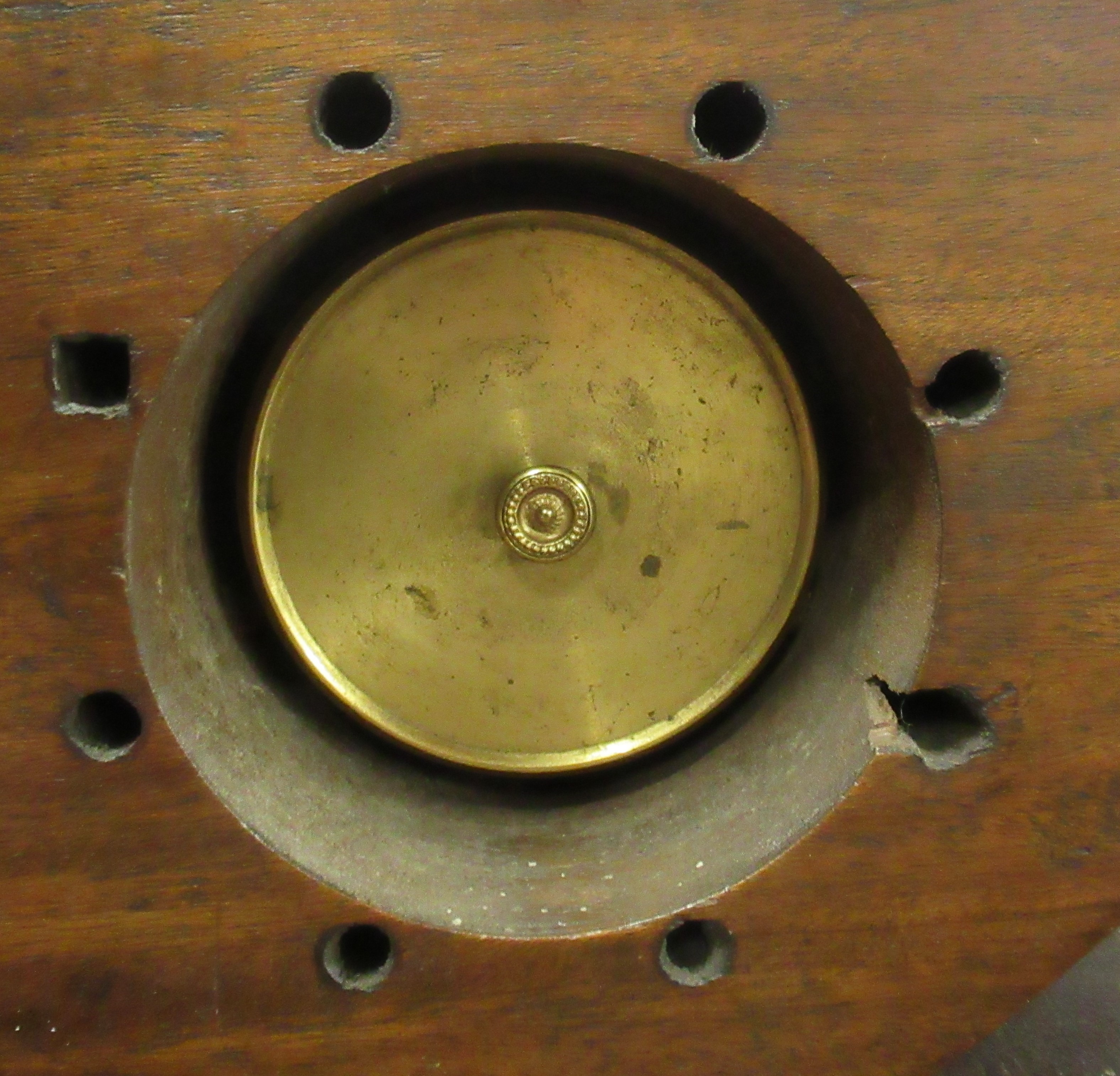 A mahogany propeller clock, the movement marked Buren, the dial Wilson & Gill - Bild 7 aus 7