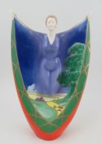 A Royal Worcester figure, Lazy Days in the Art Deco style, from the millennium collection, height