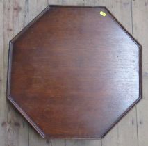 An octagonal lazy Susan, diameter 21.5ins