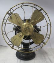 A General Electric Company Ltd metal desk fan, height 13ins