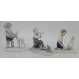 Three 20th century German porcelain figures