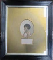 A 19th century Baxter print, Vah-Ta-Ah The Feejeean Princess, oval portrait
