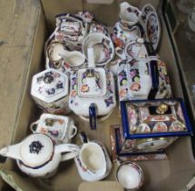 A collection of Masons porcelain mainly in the Mandarin pattern