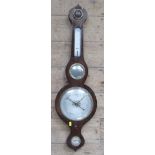 A 19th century banjo barometer, height 37ins