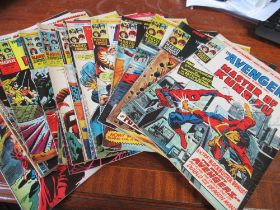 A collection of Marvel Comics Group, Avengers Comics from 1974 a continuous run form 17th August