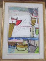 An abstract, Winter Solstice Newlyn, 20ins x 13ins