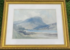 C A Hunt, watercolour, Loch Eil, 14ins x 18.5ins