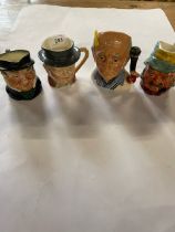 Four character jugs