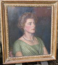 Harold Knight, oil on canvas, portrait of Mrs Herma Levitt, 23ins x 19.5ins (D) Condition Report: