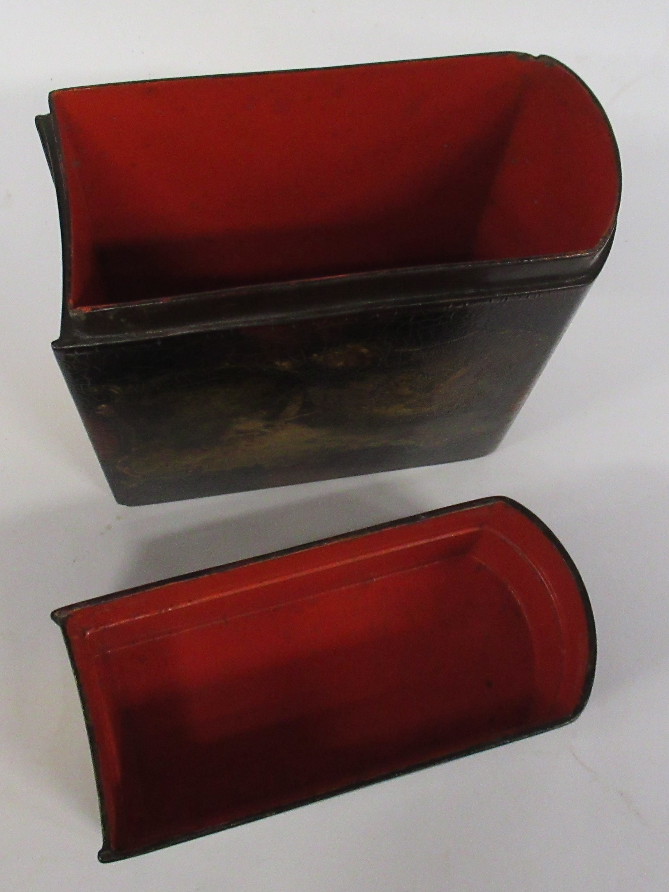 A Vernis Martin style book holder, height 7.25ins - Image 4 of 4