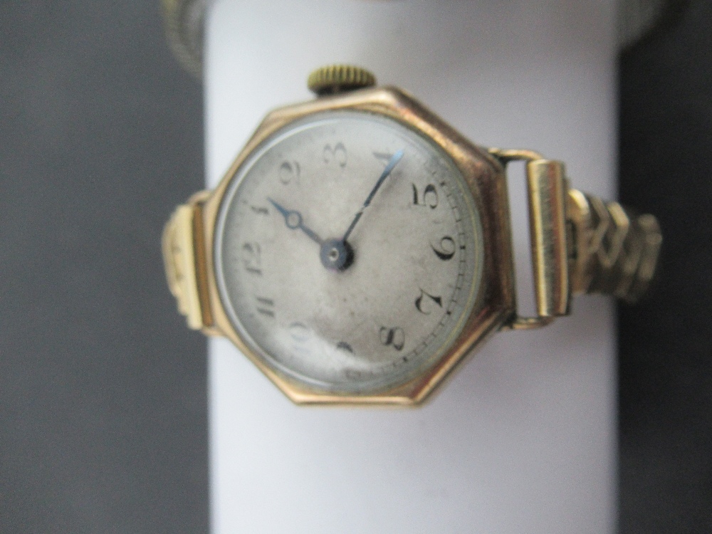 Three vintage ladies wrist watches, to include Otis and Bertina - Image 2 of 4