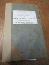 Joseph Elkington, An Account of the mode of Draining Land 1814 19 fold out illustration plans