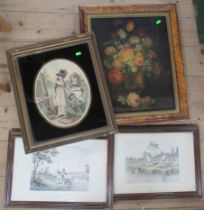 A collection of 19th century prints