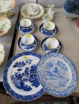 A collection of Royal Worcester, to include a blush ivory plate, cup and saucer, and plate decorated