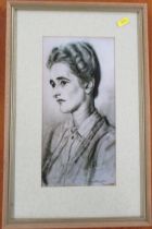 A framed copy after Laura Knight, portrait of Brenda Brotherton Condition Report: We believe this to