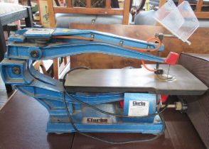 A Clarke woodworker scroll saw, model CSS-18