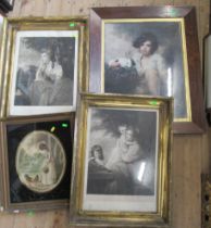 A collection of Antique prints
