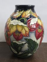 A Moorcroft vase, height 6ins