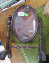 A small swing frame mirror , height 13ins